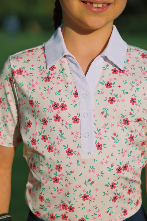 Blossom – Girls Golf Polo