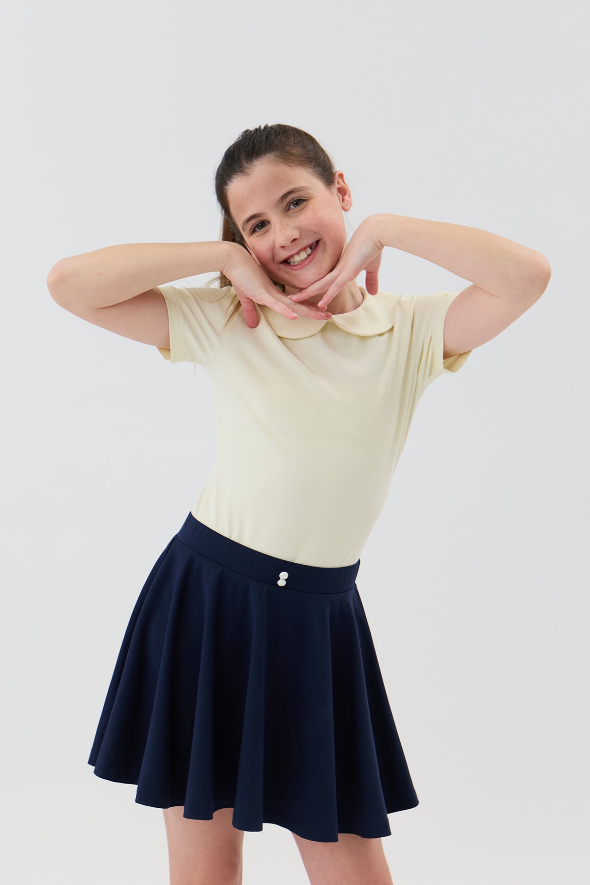 Emilia's Golf Top - Sunshine Yellow