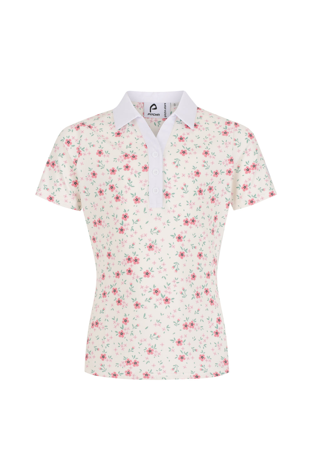 Pitchn golf Polo Shirt -  girls golf clothing - Blossom Polo Shirt