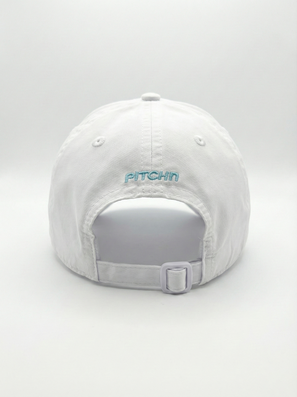 Pitchn Golf Cap - Prenium Golf hat for girls- White/Teal Edition